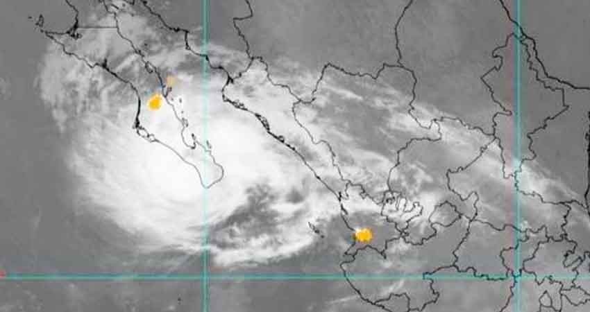 Impactó “Olaf” a BCS como categoría 2 Impactó “Olaf” a BCS como categoría 2