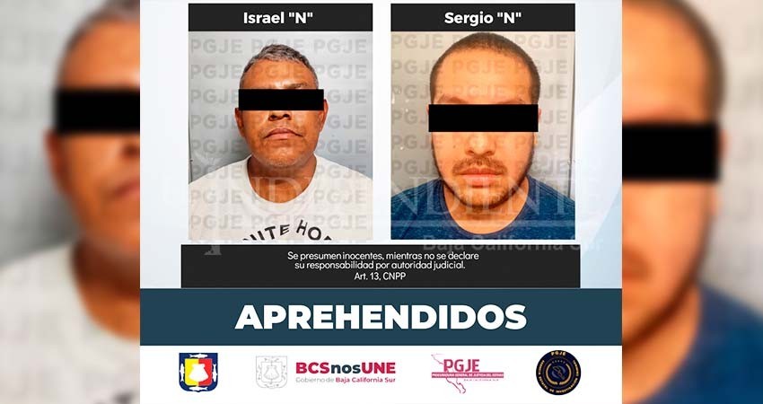 Fueron aprehendidas tres personas en BCS por diversos delitos