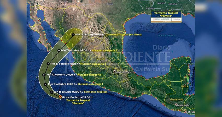 Pide Castro Cosío estar atentos a evolución de “Pamela”