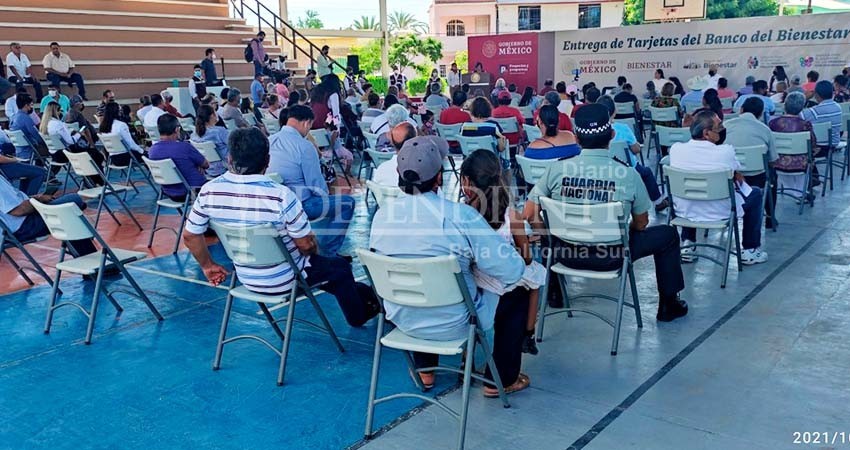 Bienestar derrama 1,600 mdp al año en BCS en el programa adultos mayores y discapacitados