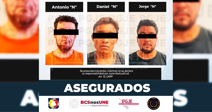 Detiene PGJE a 3 personas con droga tras cateo