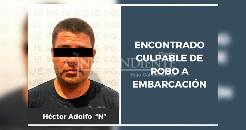 Fallo condenatorio para responsable de robo de embarcación en Guerrero Negro Fallo condenatorio para responsable de robo de embarcación en Guerrero Negro