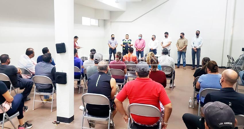 Imparte Protección Civil de BCS curso de seguridad a personal del GUM