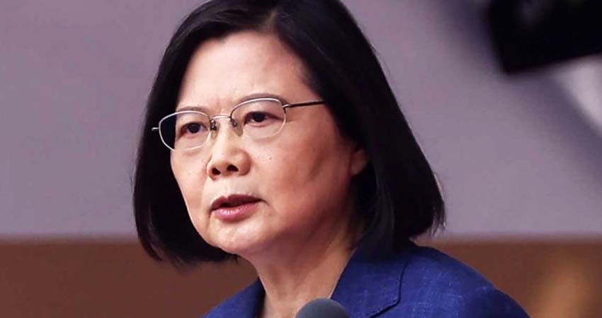 Presidenta de Taiwán tiene "fe" de que EU defenderá la isla en caso de ataque