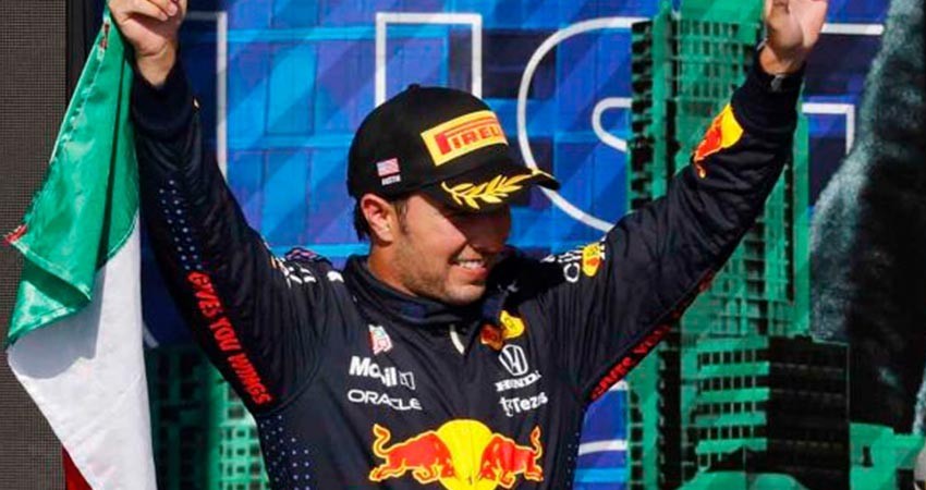 F1 reconoce esfuerzo de 'Checo' Pérez por no beber agua en GP de EU