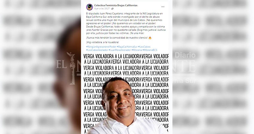 Colectivo feminista exige justicia contra el diputado local investigado por abuso sexual  Colectivo feminista exige justicia contra el diputado local investigado por abuso sexual