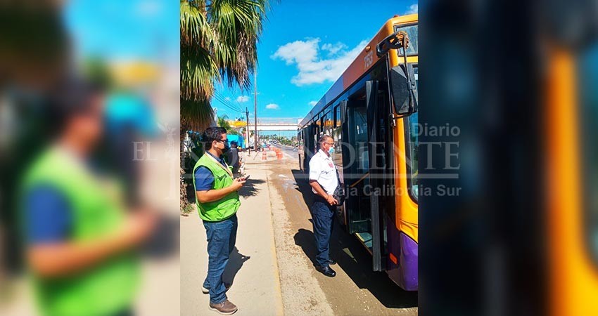 Autoridades verifican que aforo y medidas sanitarias se cumplan en unidades colectivas de Los Cabos
