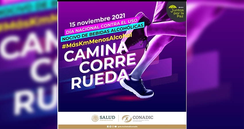 Comisión Nacional contra las Adicciones organiza carrera #MásKmMenosAlcohol Comisión Nacional contra las Adicciones organiza carrera #MásKmMenosAlcohol