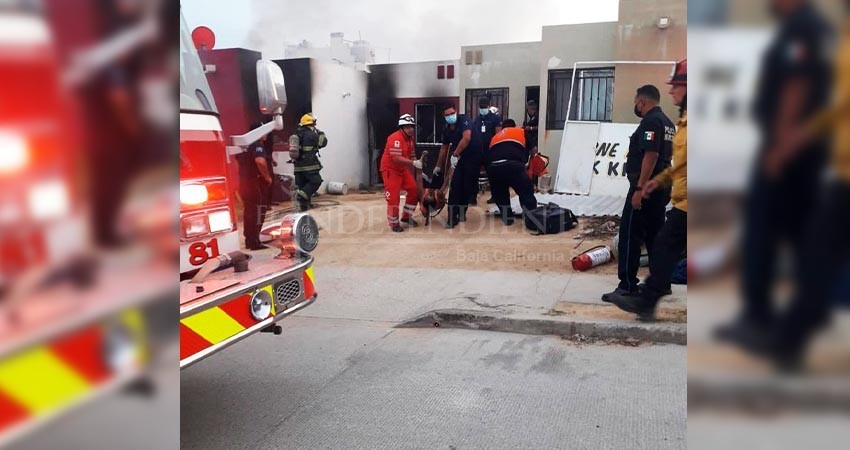 Murió la víctima de incendio provocado por su pareja en SJC Murió la víctima de incendio provocado por su pareja en SJC