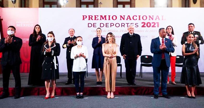 López Obrador entrega el Premio Nacional de Deportes 2021