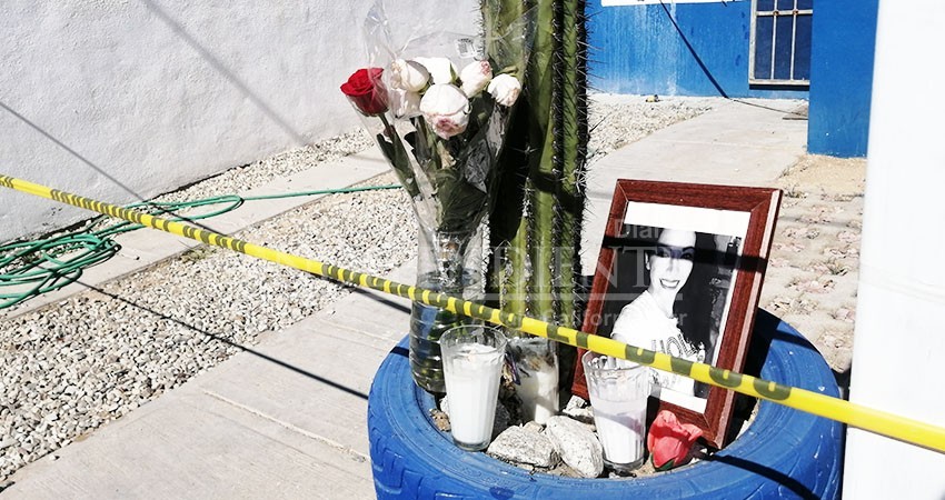 Vecinos de Rocío Vázquez, víctima de feminicidio en SJC, le dieron el último adiós