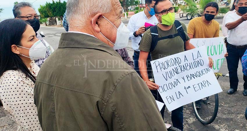 Promete Castro Cosío obras de Av. Forjadores con seguridad peatonal Promete Castro Cosío obras de Av. Forjadores con seguridad peatonal