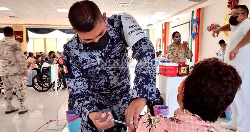 Poco más de un millón 123 mil vacunas contra COVID-19 ha recibido BCS