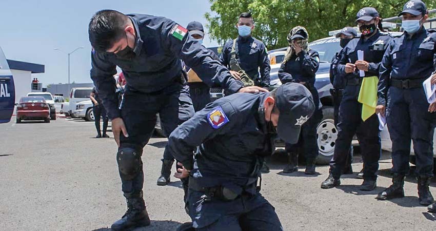 Policías estatales son capacitados en principios básicos del uso de la fuerza