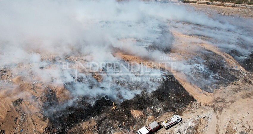 Denuncian… “Relleno sanitario sigue en combustión”