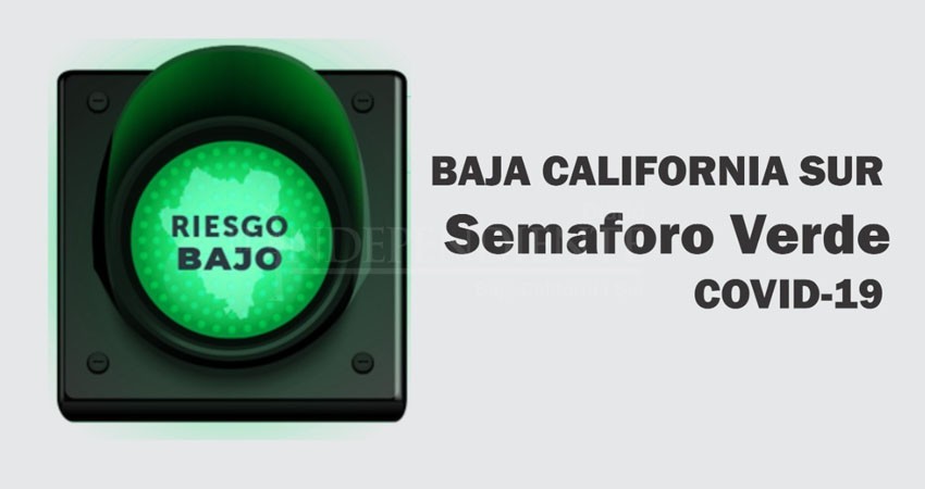 BCS avanza a nivel verde en semáforo sanitario