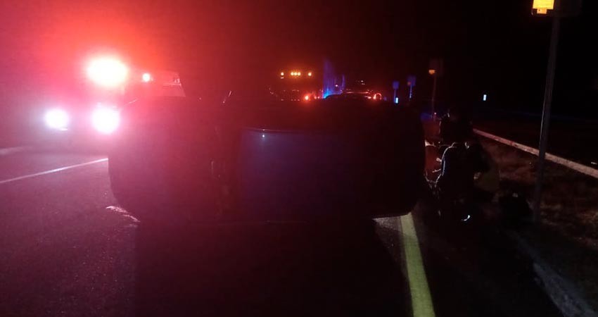 Un deceso y dos personas heridas saldo de accidente al norte de Guerrero Negro