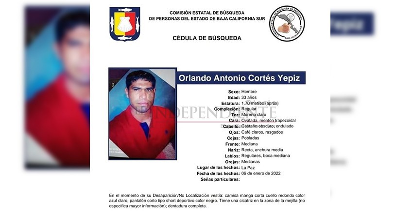 Sigue aumentando la lista de personas desaparecidas en BCS Sigue aumentando la lista de personas desaparecidas en BCS