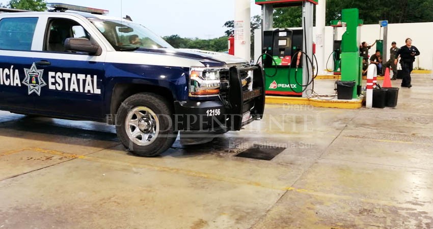 Hombre armado atraca una gasolinera en La Paz Hombre armado atraca una gasolinera en La Paz