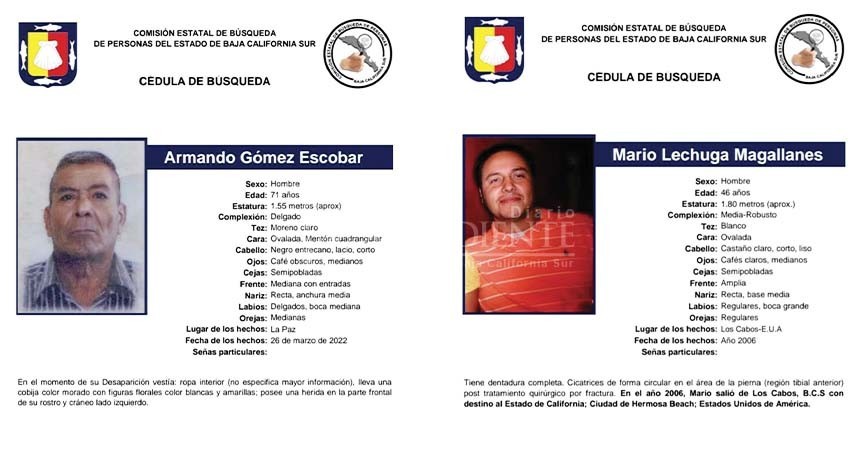 Continúa la búsqueda de personas desaparecidas en La Paz