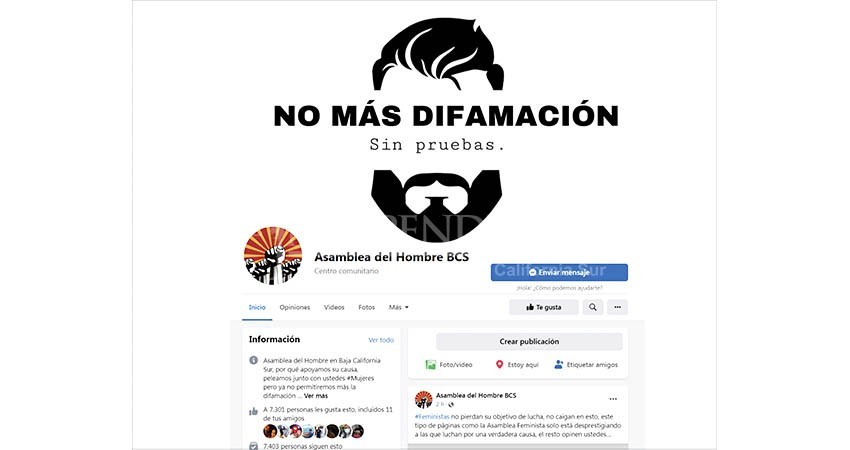 Crean página en defensa de hombres en BCS