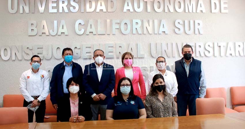 Rector de la UABCS recibe a Comisión de Protección Civil del Congreso del Estado