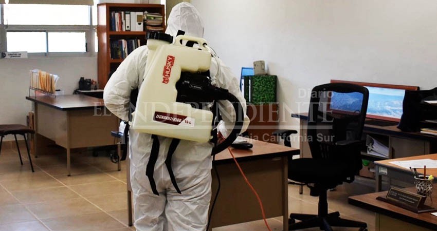 Desinfectan el ITES Los Cabos, “no hubo brote de covid”, asegura su director