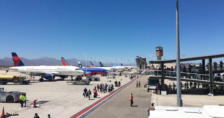 Aeropuerto Los Cabos reporta incremento de trafico un 65.6% en comparación con 2021