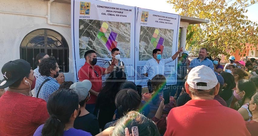 Más de 50 mil habitantes de La Ballena se beneficiarán con obras de red hidráulica y sanitaria