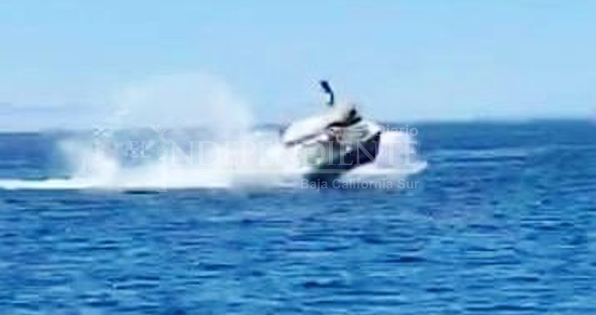 Grave mujer luego que ballena impactó embarcación Grave mujer luego que ballena impactó embarcación