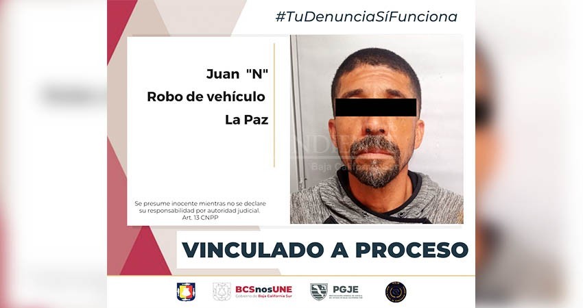 Por robo de vehículo queda vinculado a proceso Por robo de vehículo queda vinculado a proceso