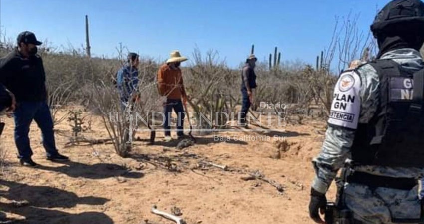 Localizan osamentas humanas  de al menos 4 personas; podrían ser más Localizan osamentas humanas  de al menos 4 personas; podrían ser más