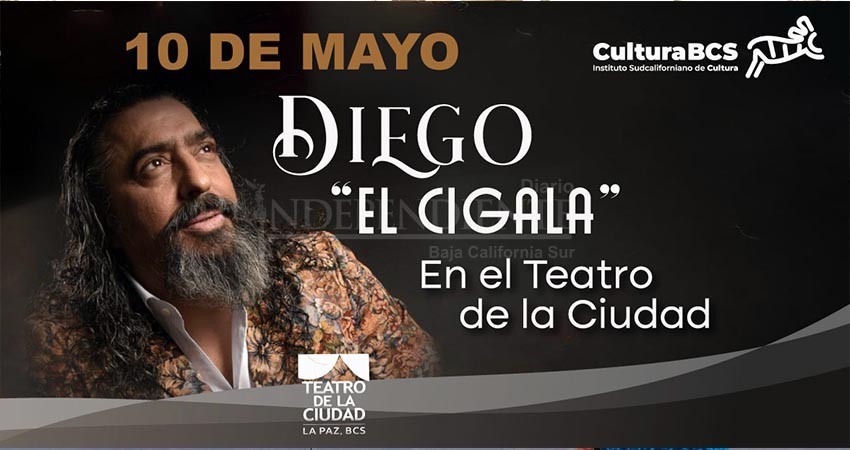Diego Cigala cantará en el festival por el día de las madres del gobierno estatal