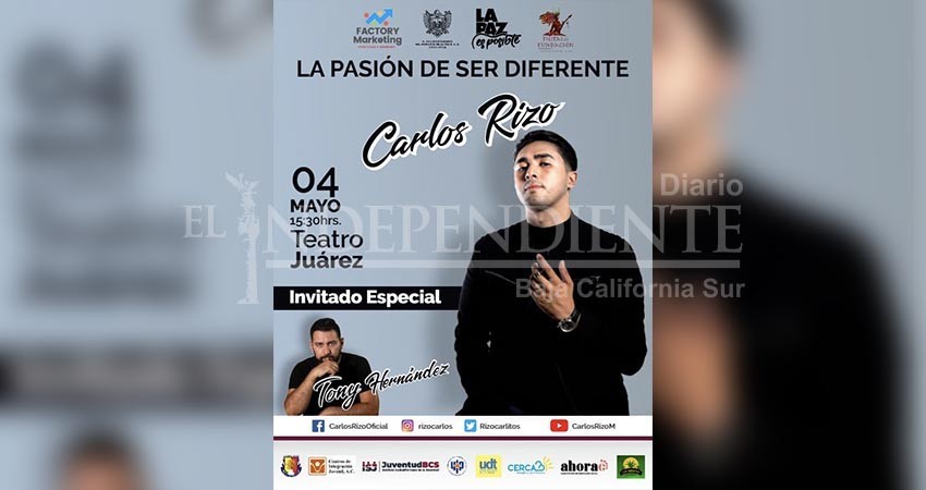 Invitan a la conferencia de Carlos Rizo en el Teatro Juárez