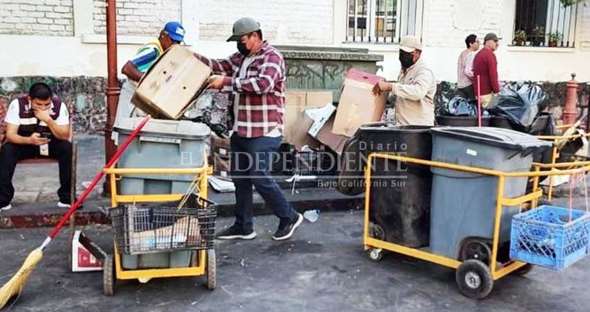 7.9 toneladas de basura se han recolectado durante Fiestas de Fundación La Paz