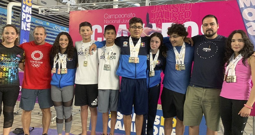 Clasifican clavadistas juveniles de BCS a nacionales CONADE 2022