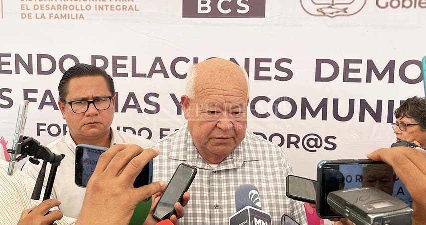 Desconoce Castro Cosío si BCS está recibiendo menos aportaciones federales