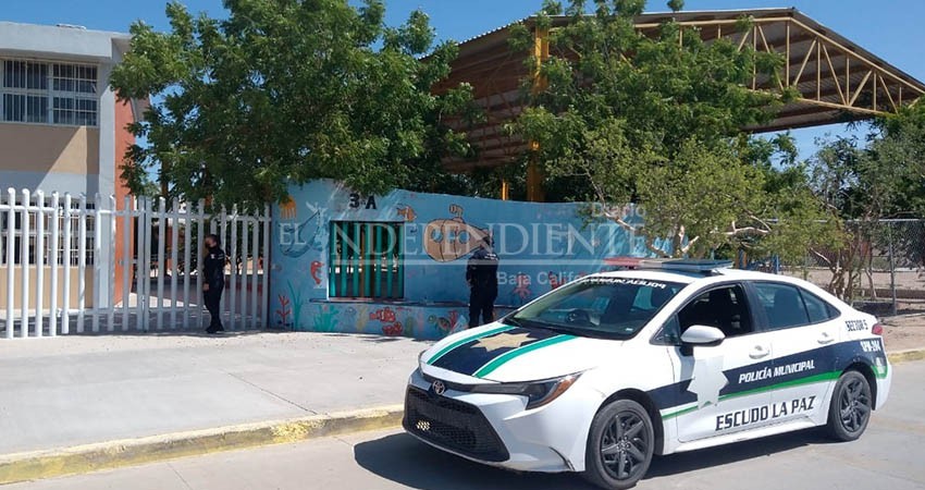 Insiste jefe policiaco que falta de vigilancia en escuelas le abona al robo de las mismas