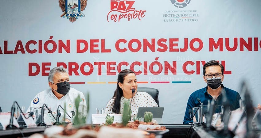 Queda instalado el Consejo Municipal de Protección Civil en La Paz