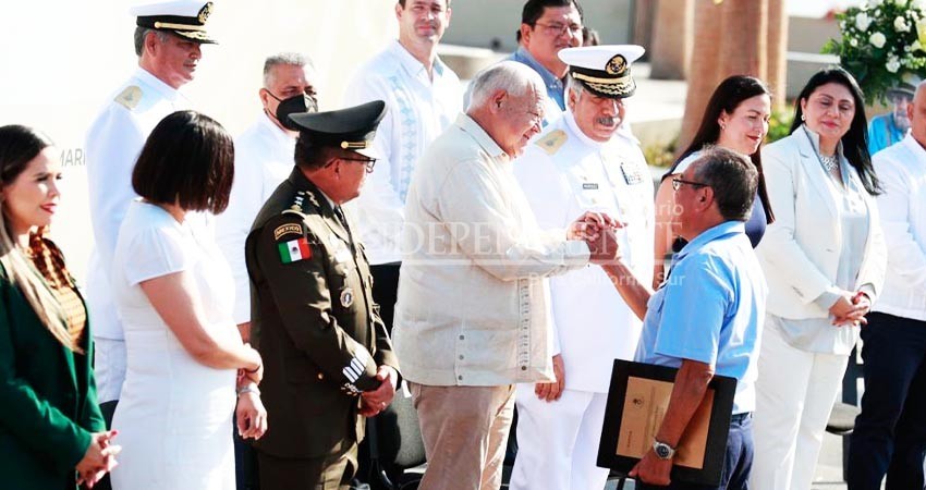 Gobierno estatal reconoce los esfuerzos de la Marina Armada de México