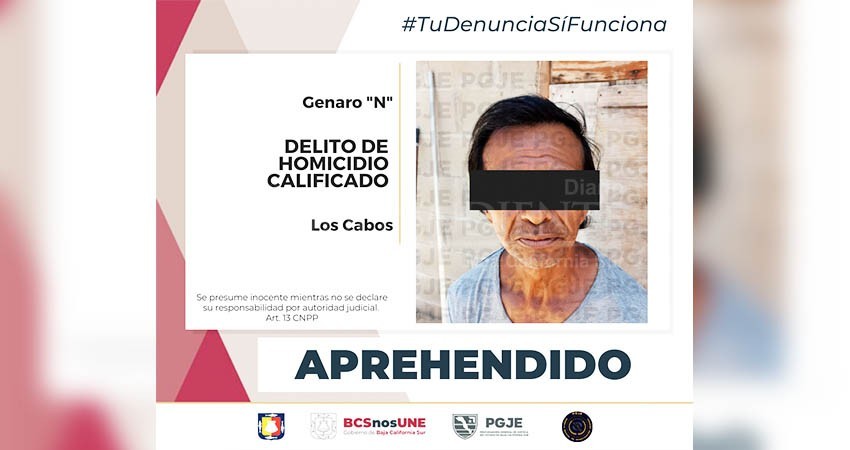 A dos días del homicidio en colonia La Ballena en SJC aprehenden al probable responsable A dos días del homicidio en colonia La Ballena en SJC aprehenden al probable responsable