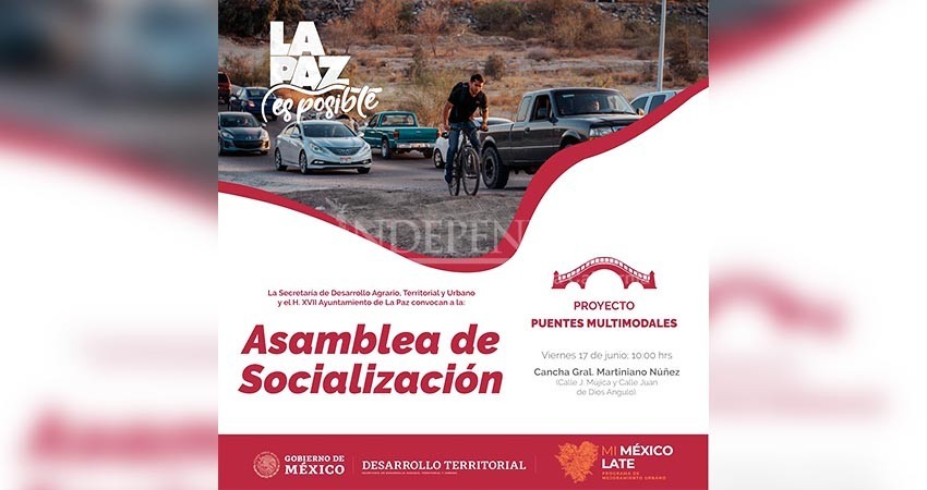 Ayuntamiento La Paz convoca a la ciudadanía a participar en proyectos de mejora urbana