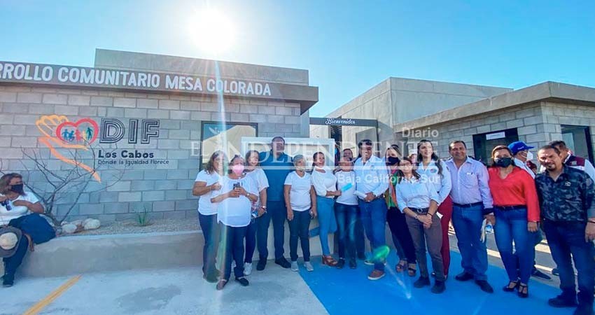 Inauguran el Centro de Desarrollo Comunitario de Mesa Colorada; se beneficiará a 980 personas Inauguran el Centro de Desarrollo Comunitario de Mesa Colorada; se beneficiará a 980 personas