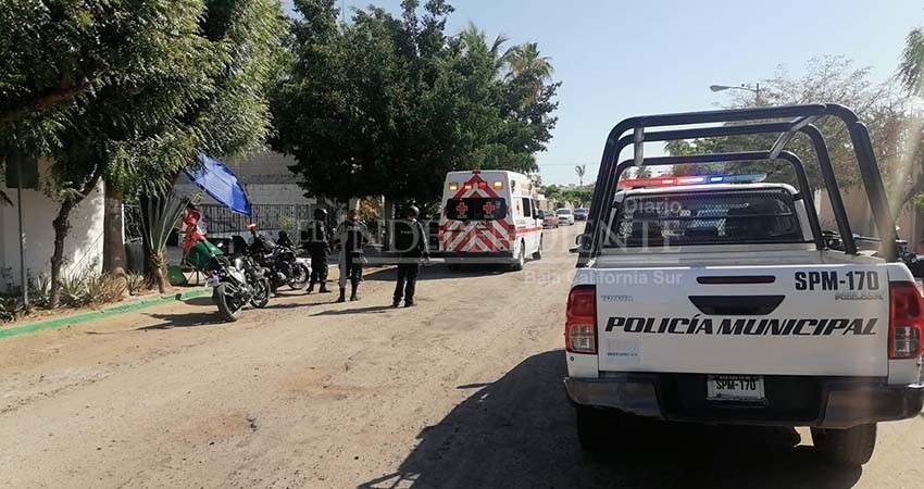 Se cayó un piloto de una barda en la colonia Los Olivos