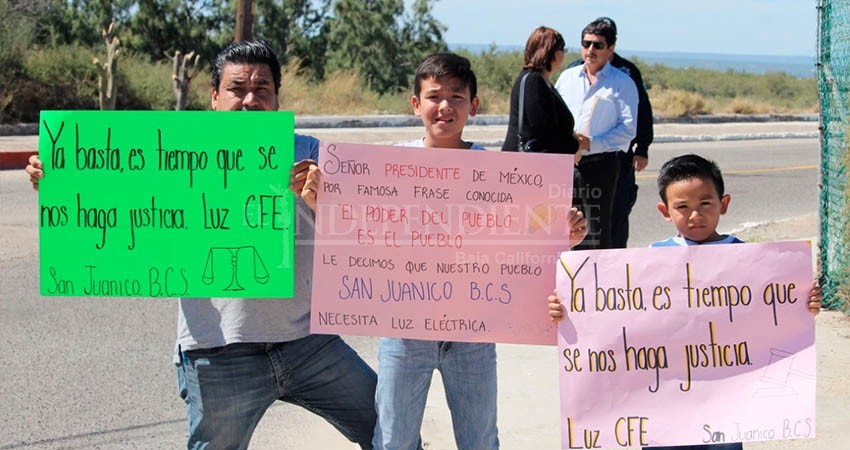 Deberán iniciar este 2022 los trabajos de electrificación en San Juanico Deberán iniciar este 2022 los trabajos de electrificación en San Juanico