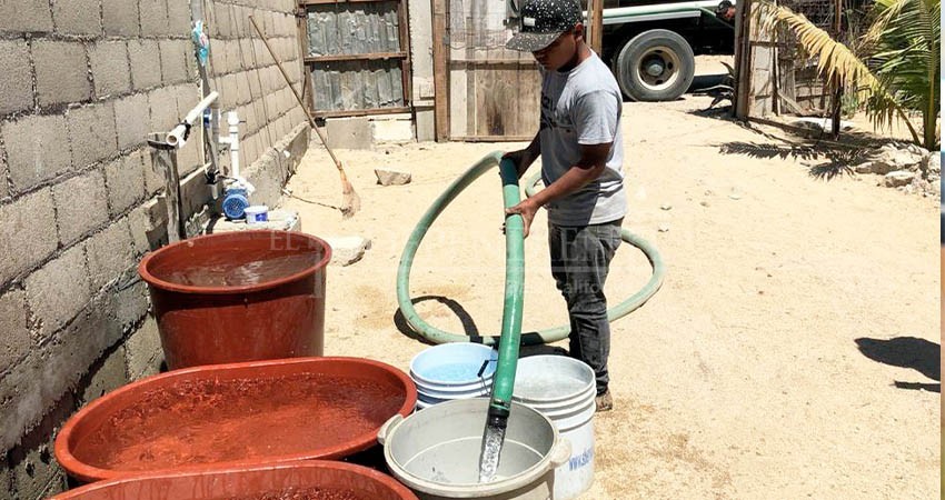 Enfrenta BCS un delicado problema por escasez de agua: VCC