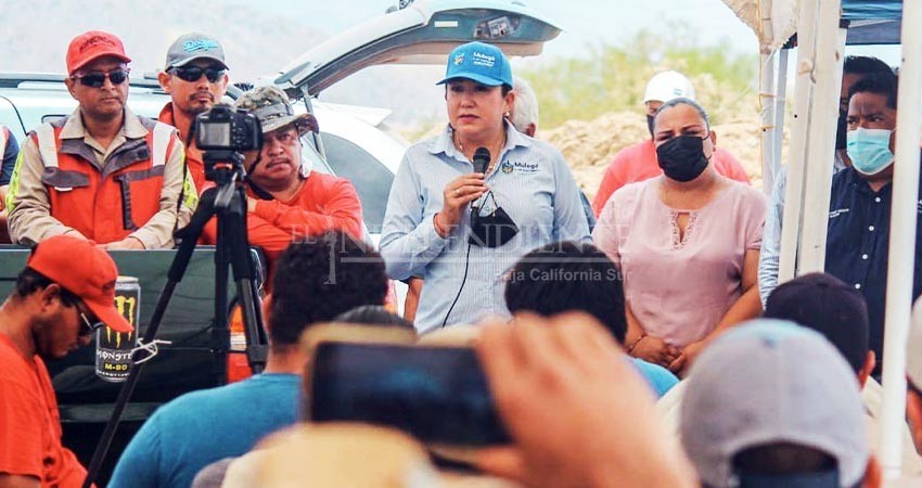 Reconoce alcaldesa de Mulegé como justas las demandas de los mineros de El Boleo