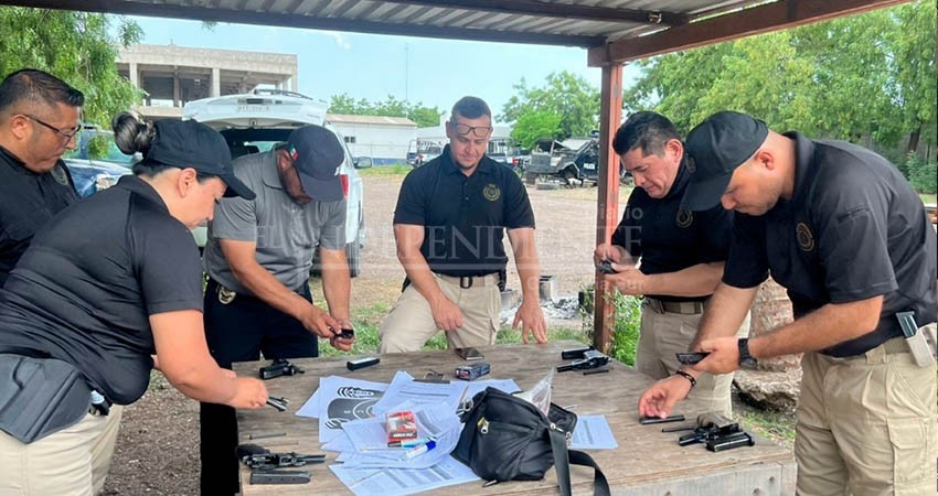 Buscan agentes de investigación de la PGJE acreditarse como instructores-evaluadores en competencias básicas de la función policial