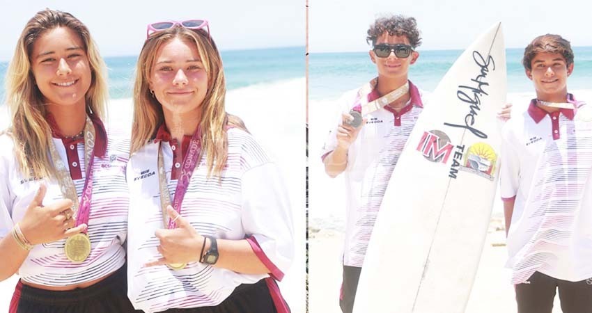 BCS se lleva 4 medallas en el nacional de Surf