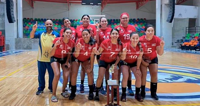 Clasifica UABCS al Nacional de Voleibol de Sala en la rama femeni